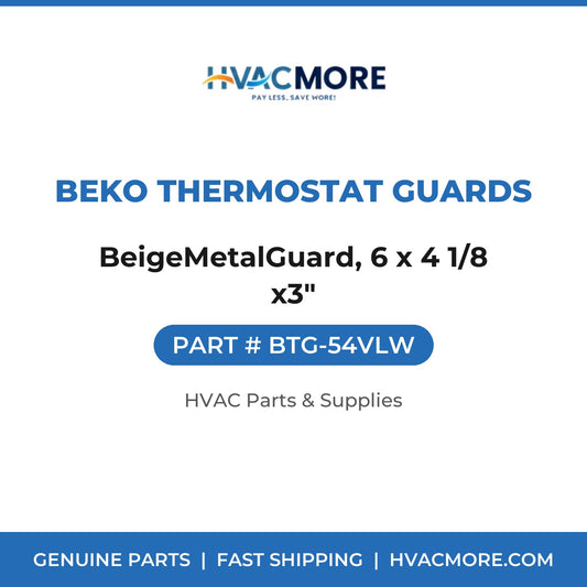 Beko Thermostat Guards BeigeMetalGuard, 6 x 4 1/8 x3" BTG-54VLW
