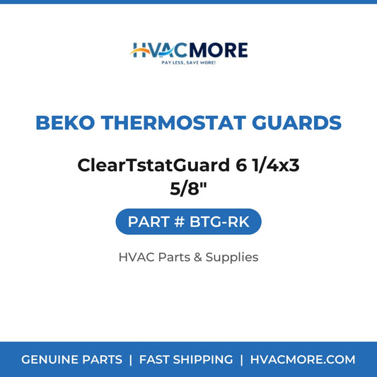 Beko Thermostat Guards ClearTstatGuard 6 1/4x3 5/8" BTG-RK