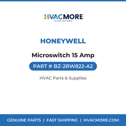 Honeywell Microswitch 15 Amp BZ-2RW822-A2