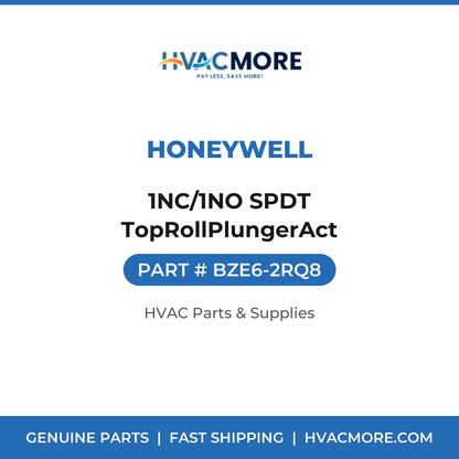Honeywell 1NC/1NO SPDT TopRollPlungerAct BZE6-2RQ8
