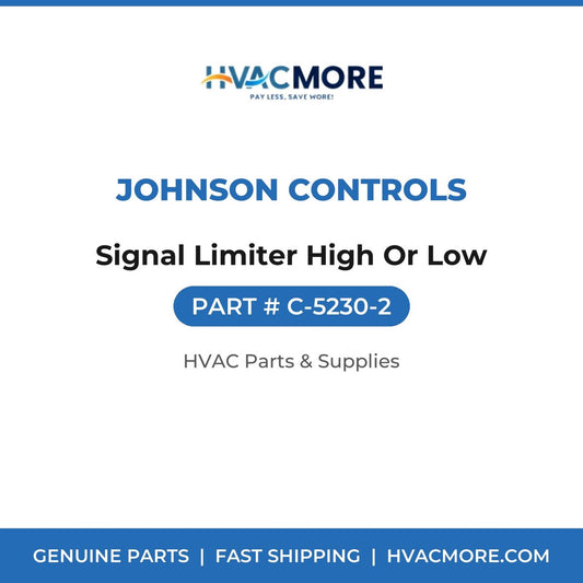 Johnson Controls Signal Limiter High Or Low C-5230-2