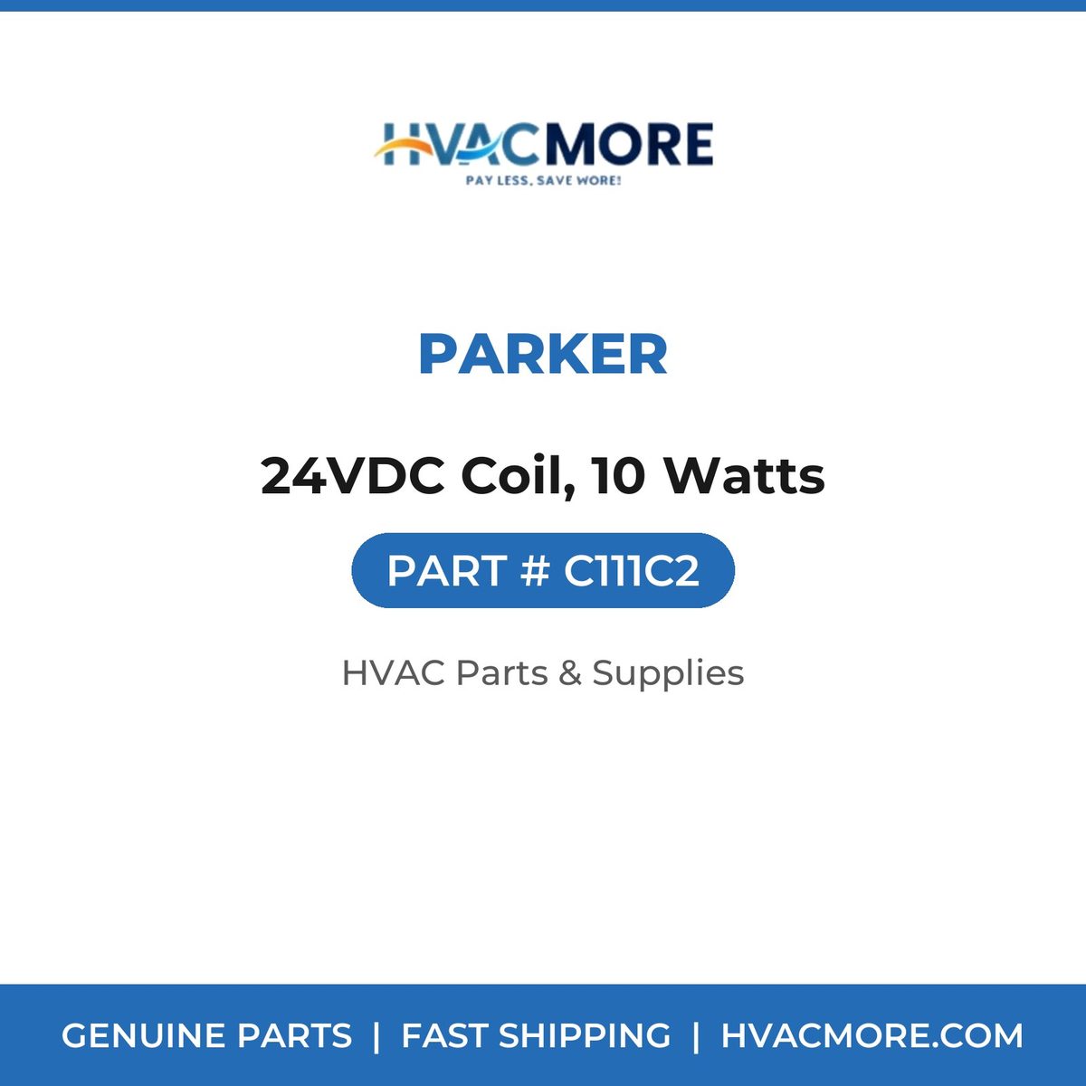 Parker 24VDC Coil, 10 Watts C111C2