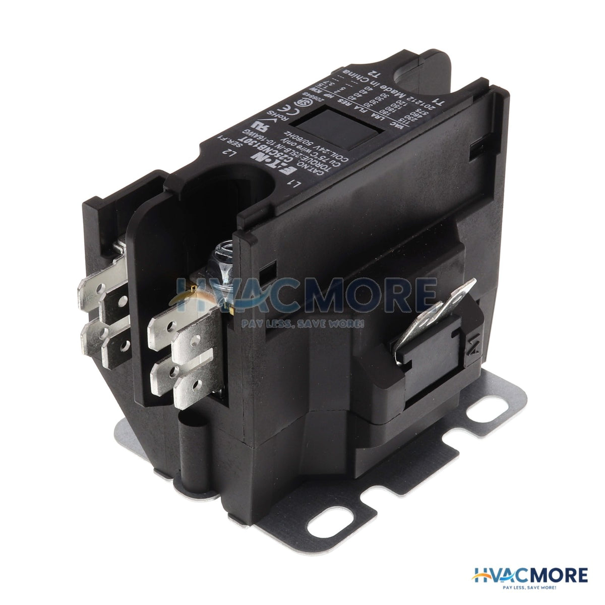 Eaton 1-POLE Definite Purpose Contactor (24V, 30 Amp) C25CNB130T