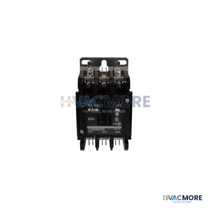 Eaton 3-POLE Definite Purpose Contactor (24V, 15 Amp) C25DND315T