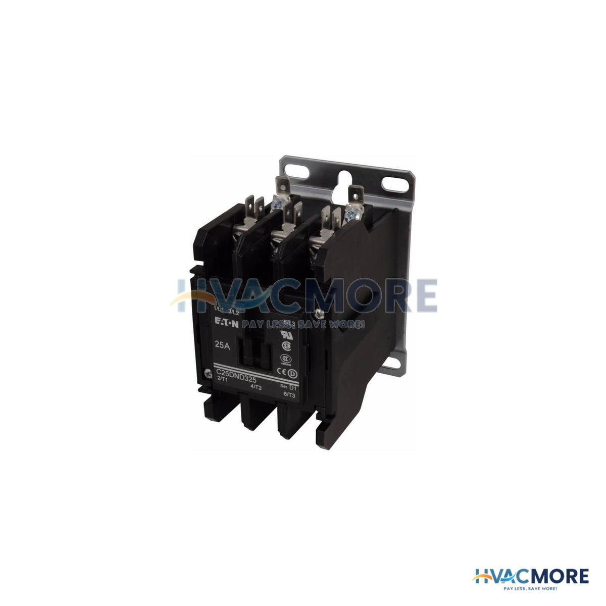 Eaton 3-POLE Definite Purpose Contactor (24V, 15 Amp) C25DND315T