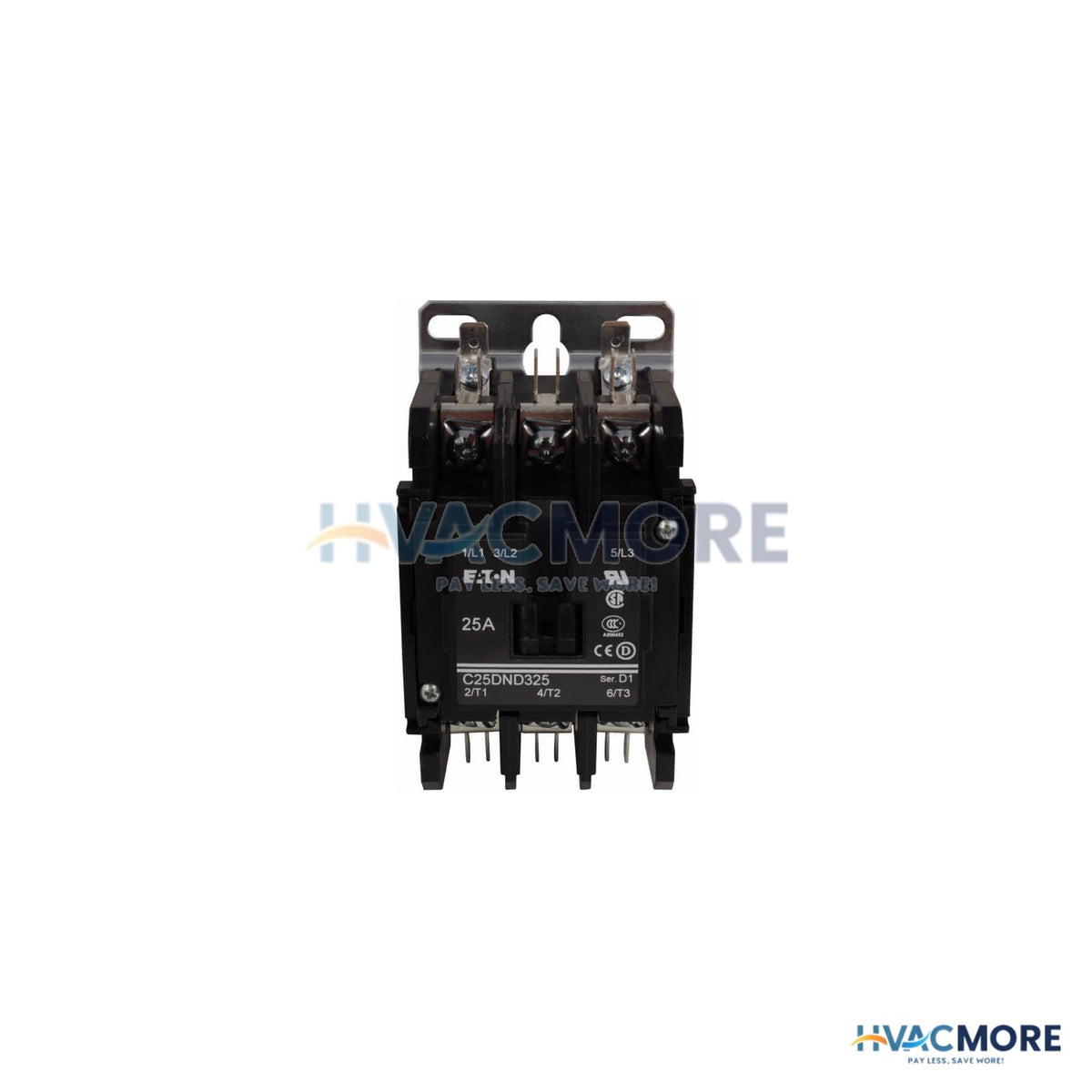 Eaton 3-POLE Definite Purpose Contactor (110/120V, 25 Amp) C25DND325A