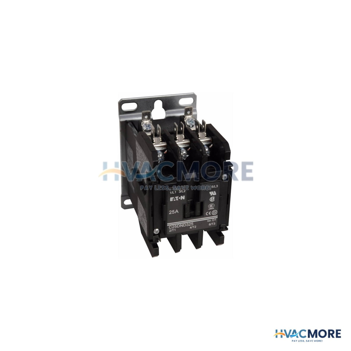 Eaton 3-POLE Definite Purpose Contactor (110/120V, 25 Amp) C25DND325A