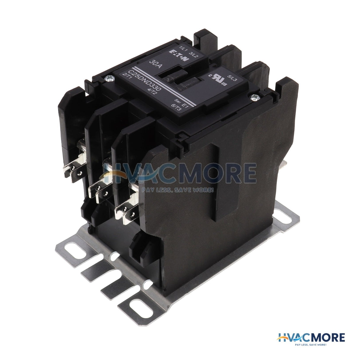 Eaton 3-POLE Definite Purpose Contactor (24V, 30 Amp) C25DND330T
