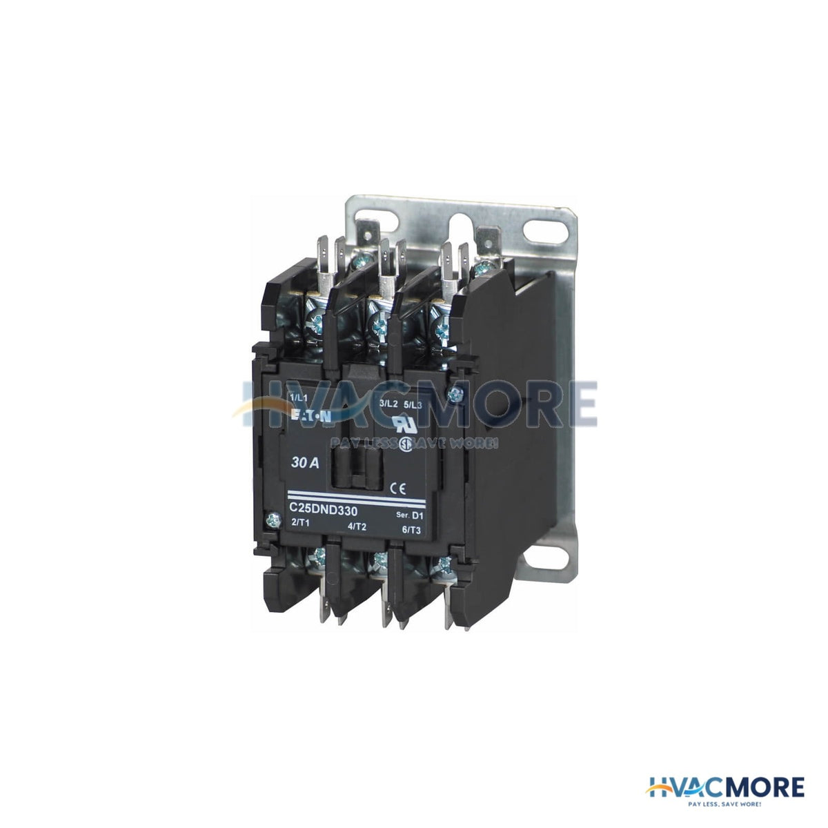 Eaton 3-POLE Definite Purpose Contactor (110/120V, 40 Amp) C25DND340A