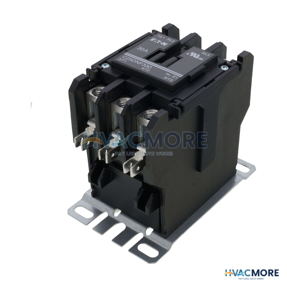 Eaton 3-POLE Definite Purpose Contactor (240V, 30 Amp) C25DNF330B