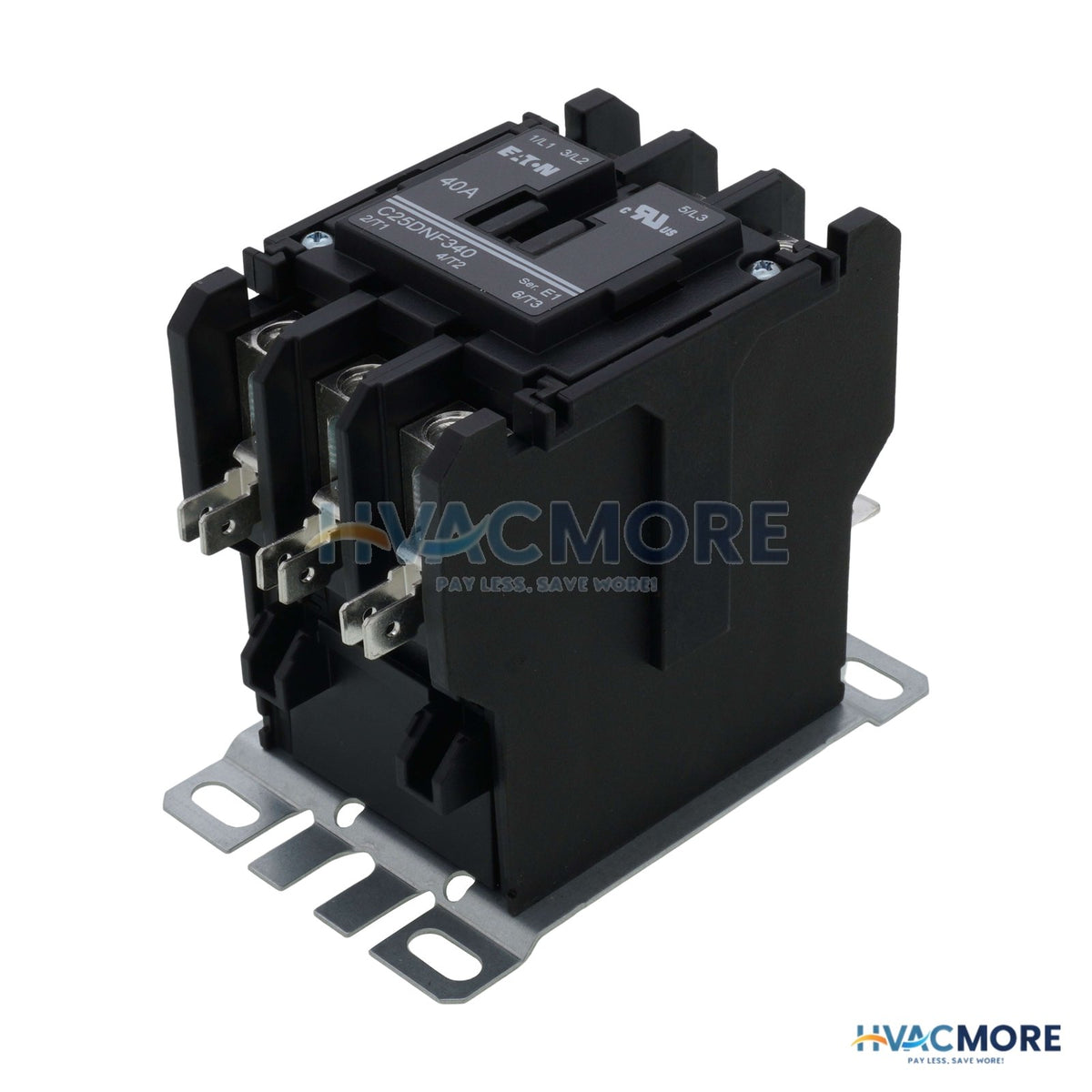 Eaton 3-POLE Definite Purpose Contactor (480V, 40 Amp) C25DNF340C