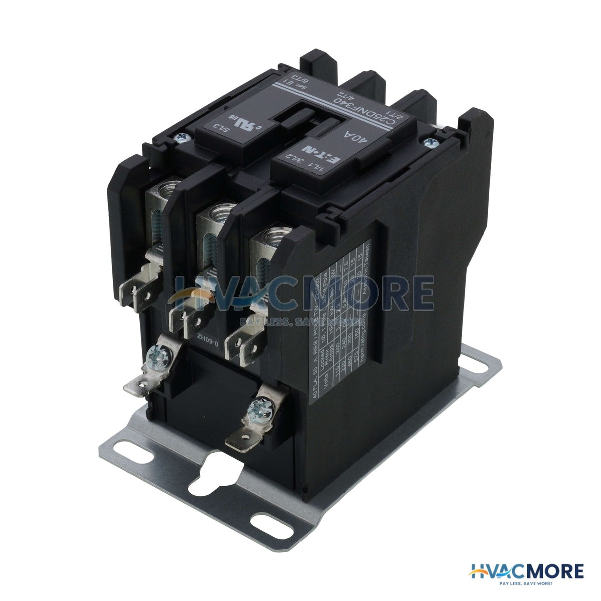 Eaton 3-POLE Definite Purpose Contactor (480V, 40 Amp) C25DNF340C