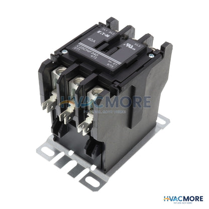 Eaton 3-POLE Definite Purpose Contactor (24V, 40 Amp) C25DNF340T