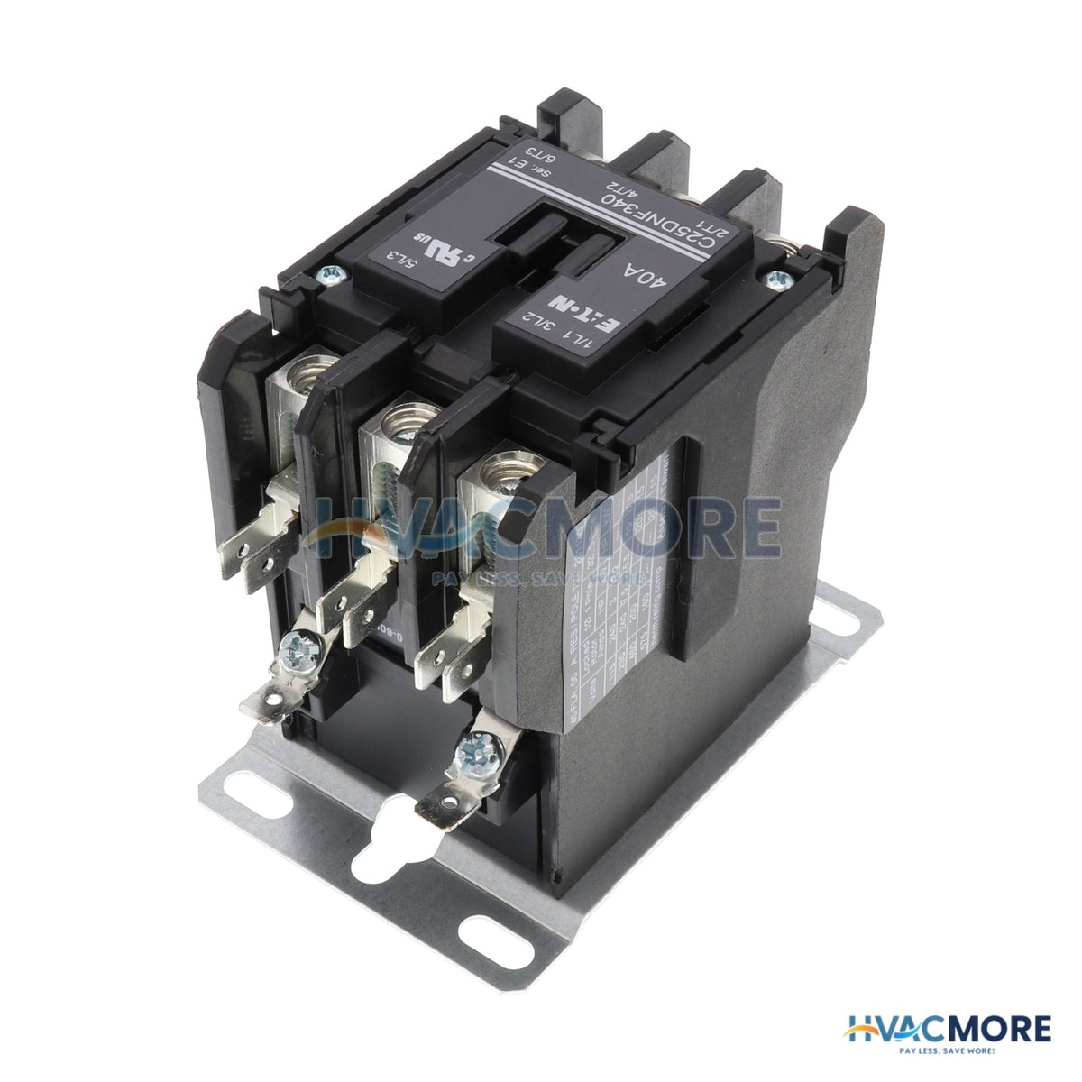 Eaton 3-POLE Definite Purpose Contactor (24V, 40 Amp) C25DNF340T