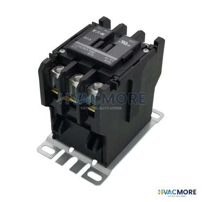 Eaton 3-POLE Definite Purpose Contactor (110/24V, 40 Amp) C25DNY162T