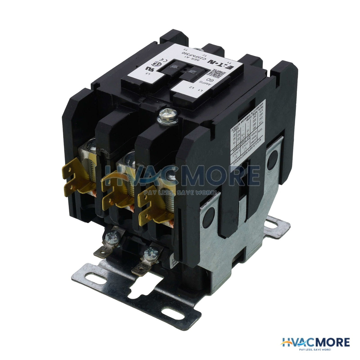 Eaton 3-POLE Definite Purpose Contactor (208/240V, 60 Amp) C25FNF360B