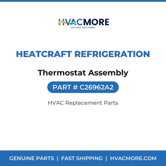 Heatcraft Refrigeration Thermostat Assembly C26962A2