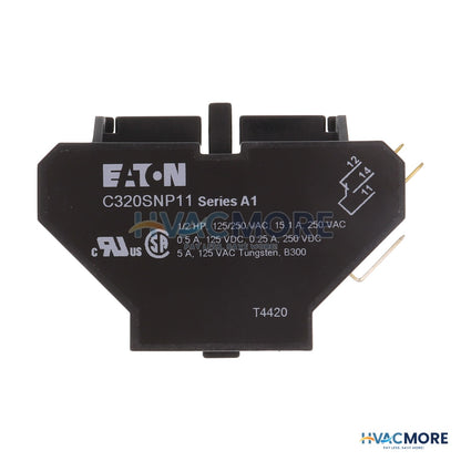 Eaton 1NO/1NC Freedom Auxiliary Contact, Side Mount C320SNP11