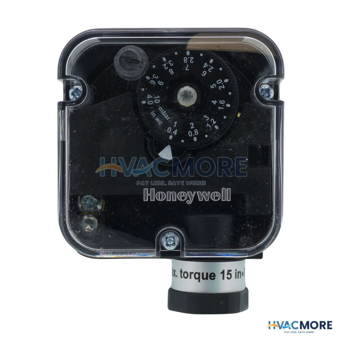 Honeywell 0.4" to 4" W.C Man. Reset 1/4" NPT Pressure Switch (Additive) C6097A3095