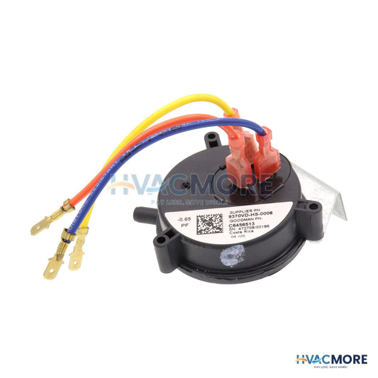 Goodman-Amana Pressure SWITCH<BR>(-.65" WC) C6456513