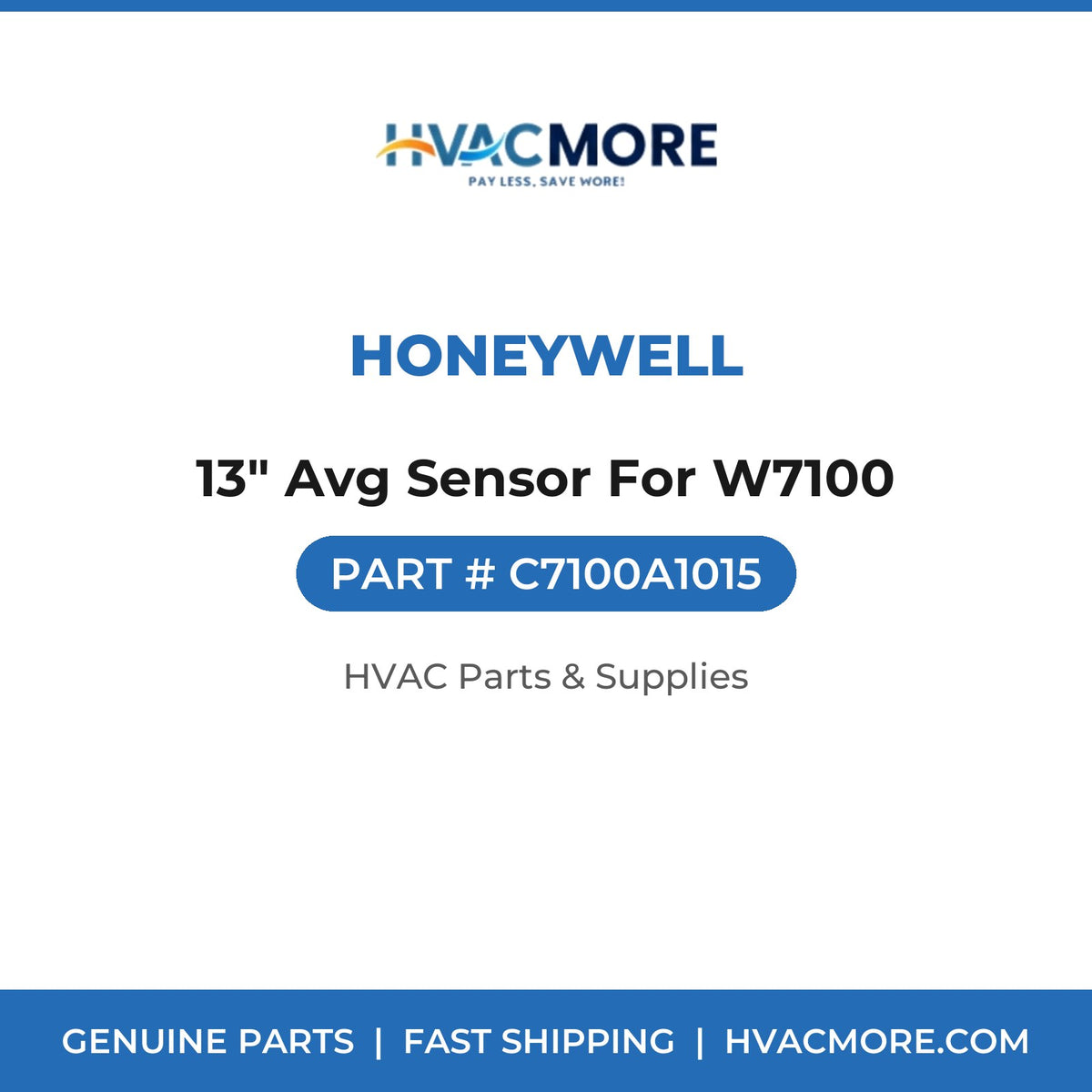 Honeywell 13" Avg Sensor For W7100 C7100A1015