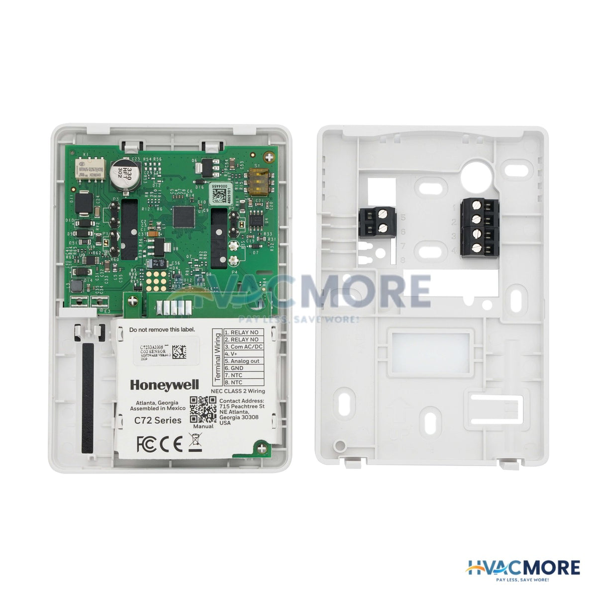 Honeywell C7233 CO2 Sensor with Display (Wall Mount) C7233A1008