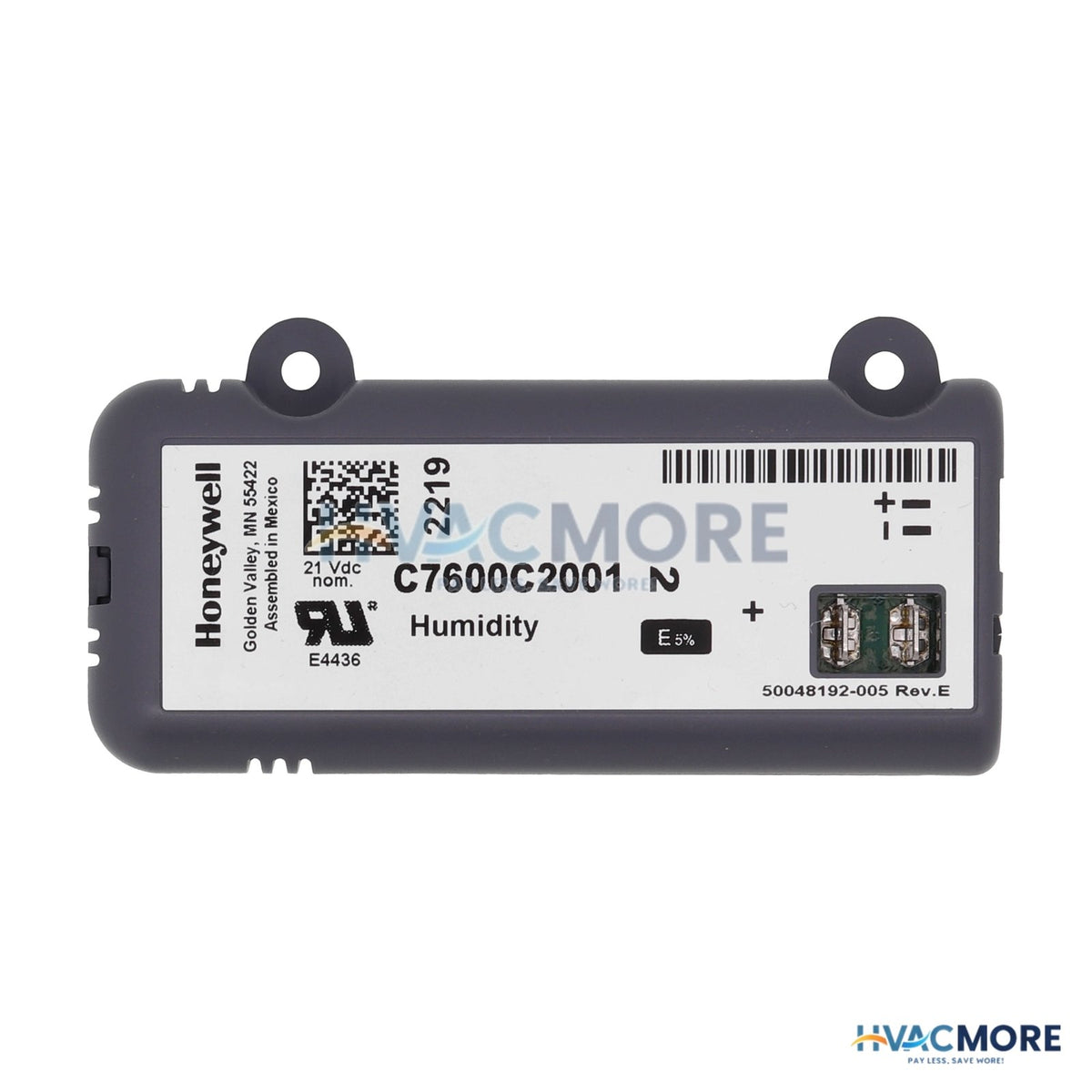 Honeywell Solid State Humidity Sensor, 4-20mA Output C7600C2001