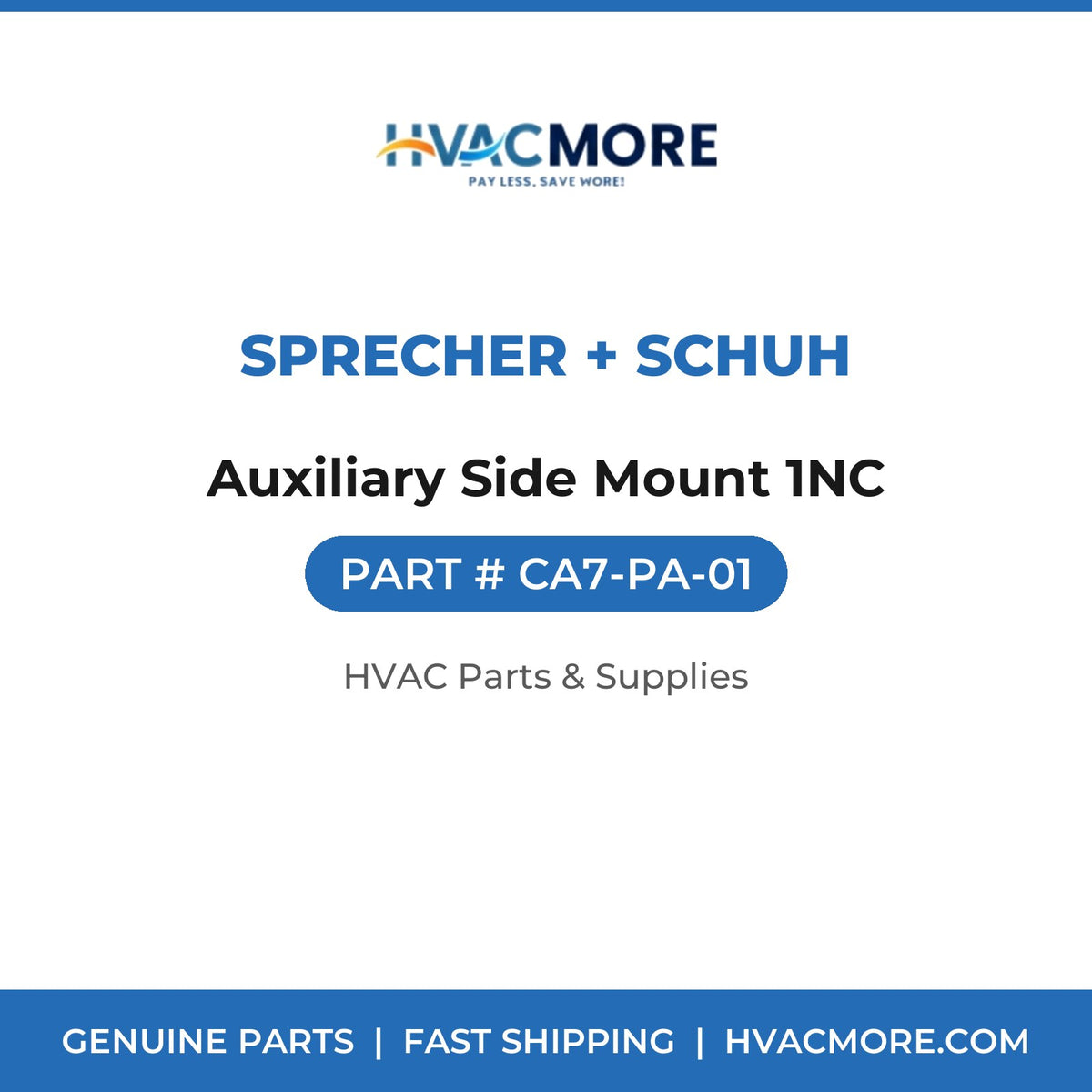 Sprecher + Schuh Auxiliary Side Mount 1NC CA7-PA-01