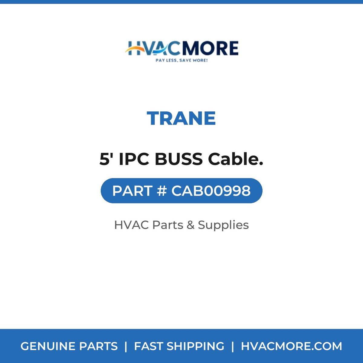 Trane 5' IPC BUSS Cable. CAB00998