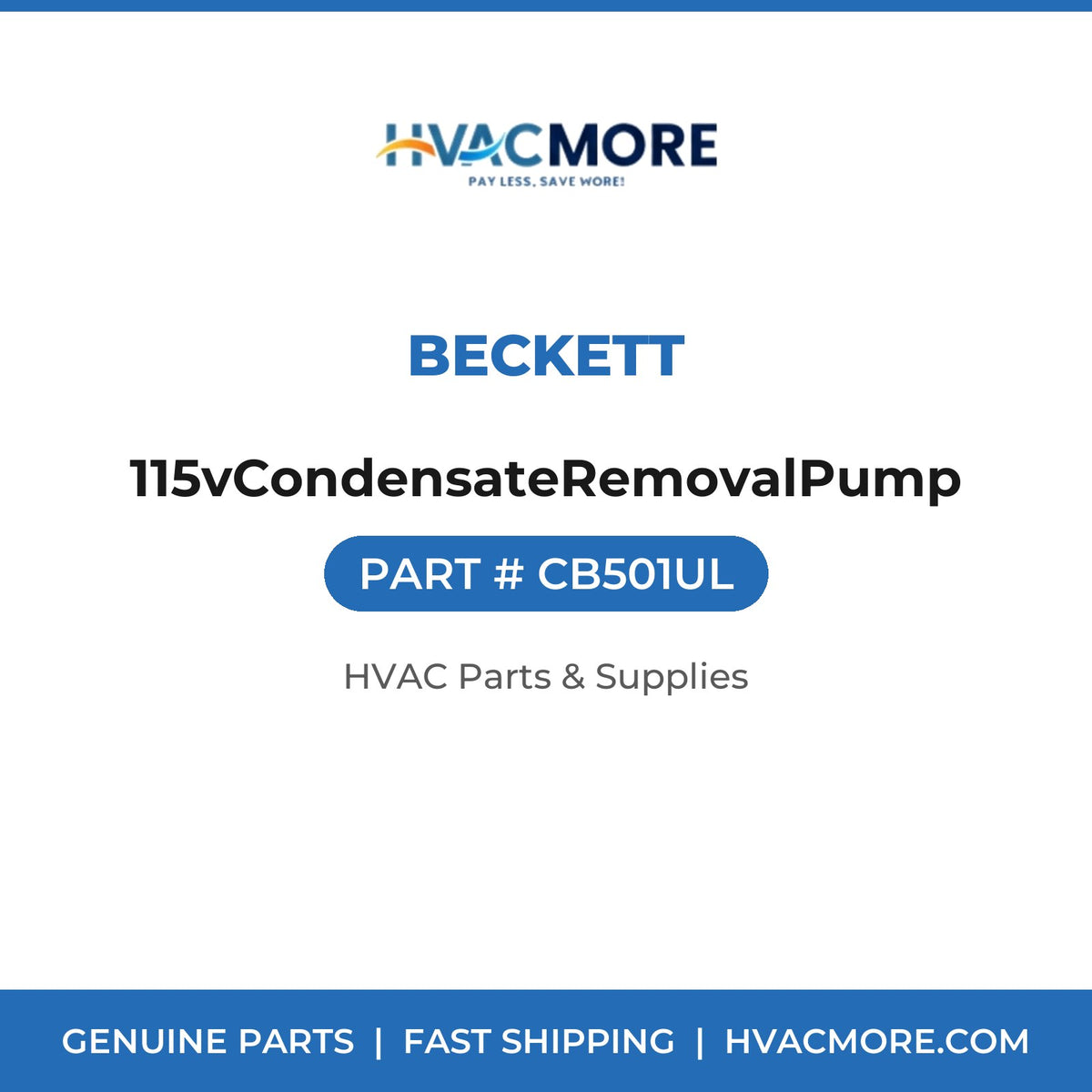 Beckett 115vCondensateRemovalPump CB501UL
