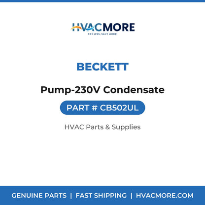 Beckett Pump-230V Condensate CB502UL