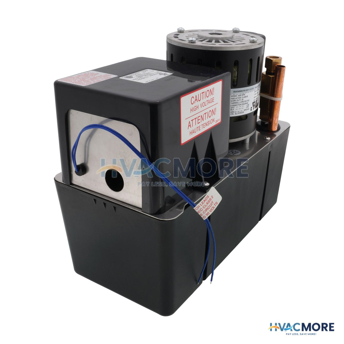 Beckett Pumps Heavy Duty High Temp Industrial Condensate Pump, 50 ft Shutoff (1/5 HP, 230V) CB502ULHTS
