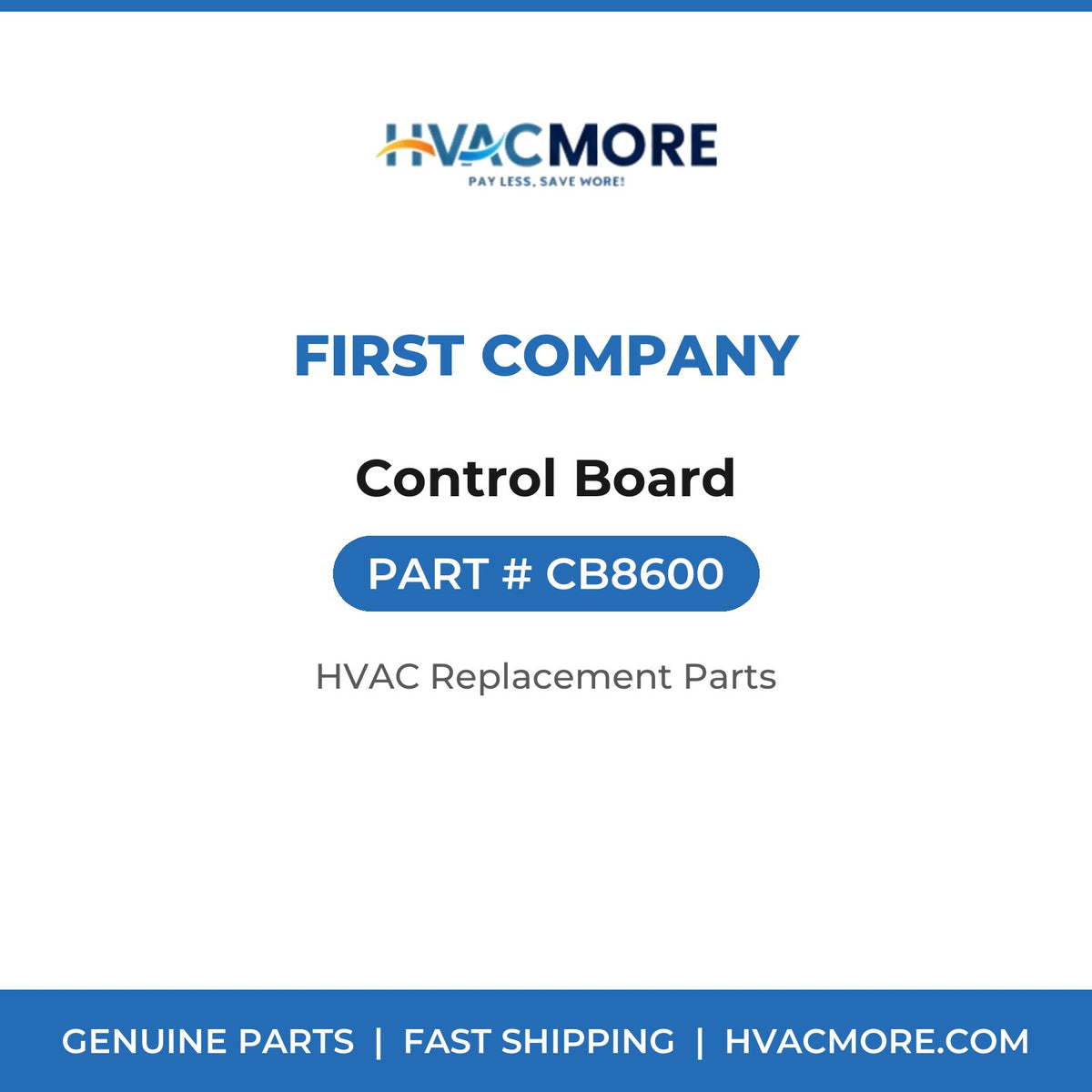 First Company Control Board CB8600