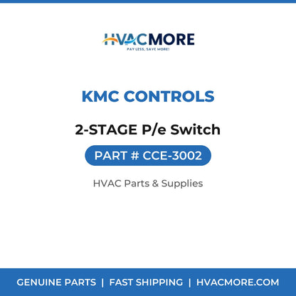 KMC Controls 2-STAGE P/e Switch CCE-3002