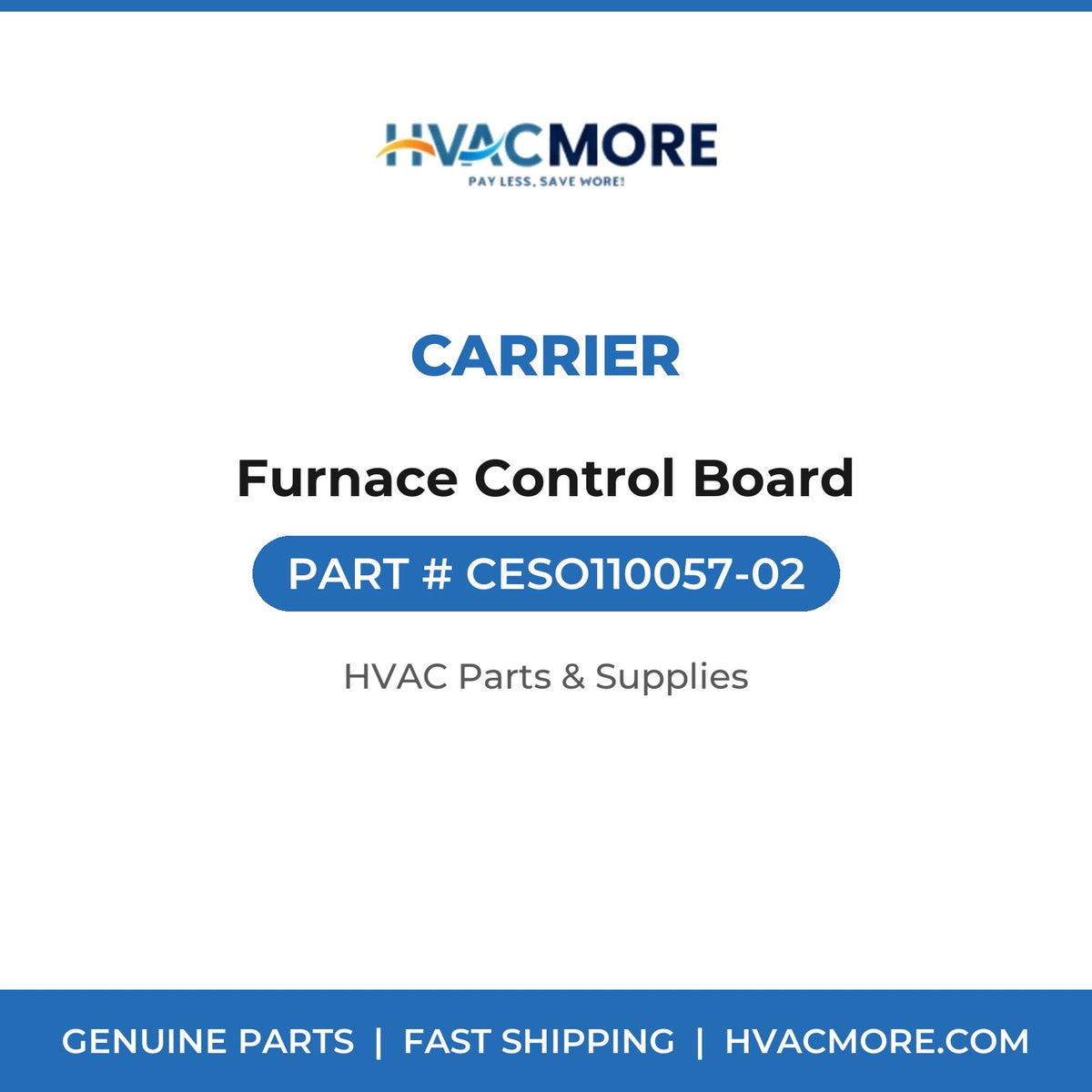 Carrier Furnace Control Board CESO110057-02