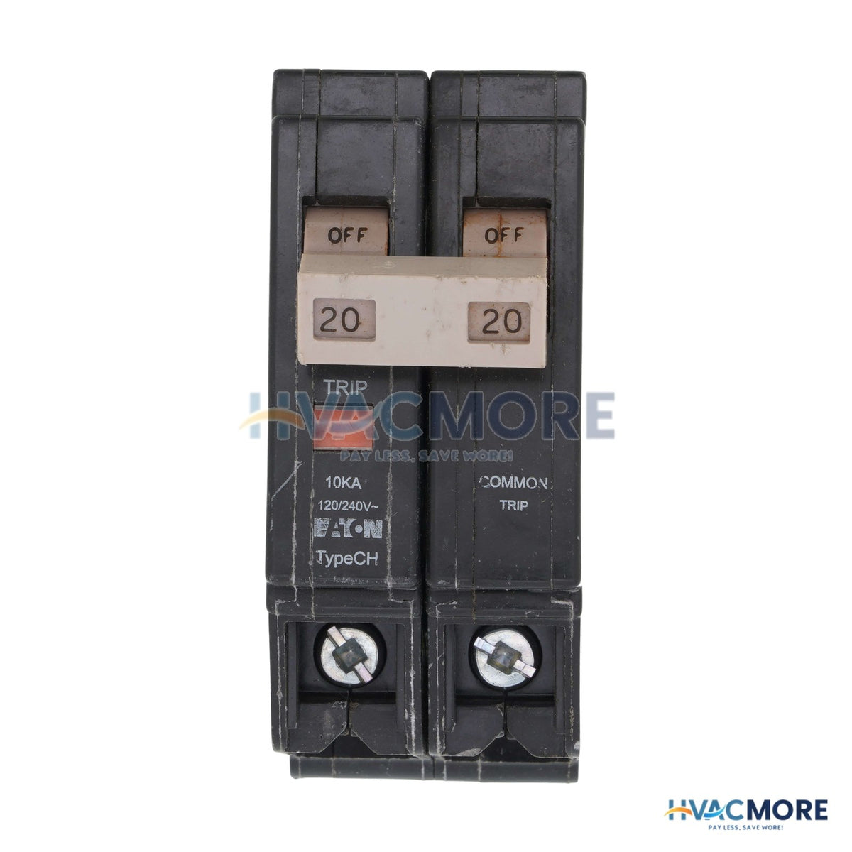 Eaton 2-POLE CHF Thermal Magnetic Circuit Breaker (20A, 120/240V) CHF220