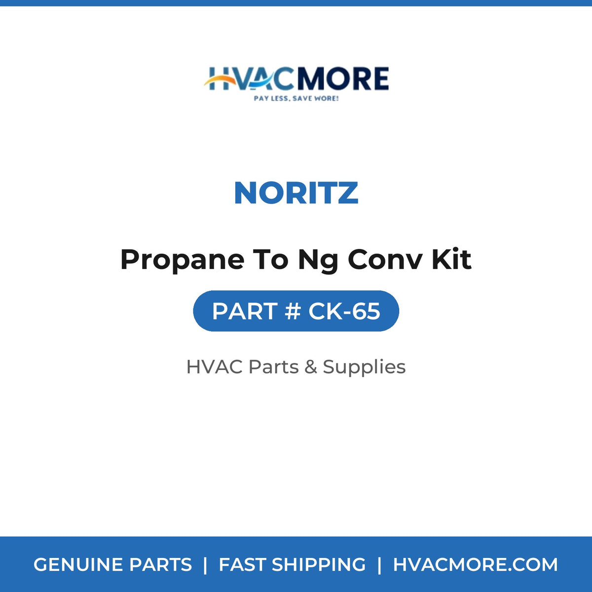 Noritz Propane To Ng Conv Kit CK-65