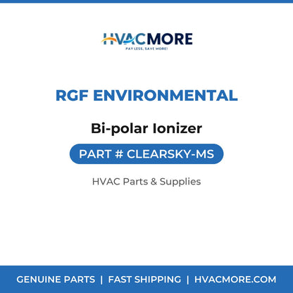 RGF Environmental Bi-polar Ionizer CLEARSKY-MS