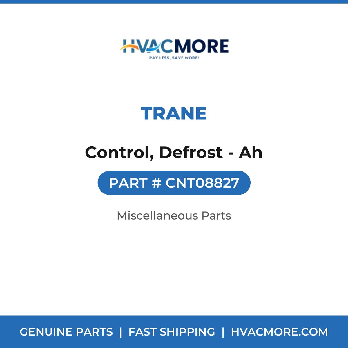 Trane Control, Defrost - Ah CNT08827