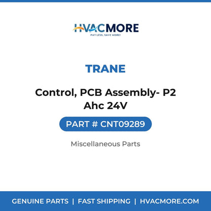 Trane Control, PCB Assembly- P2 Ahc 24V CNT09289