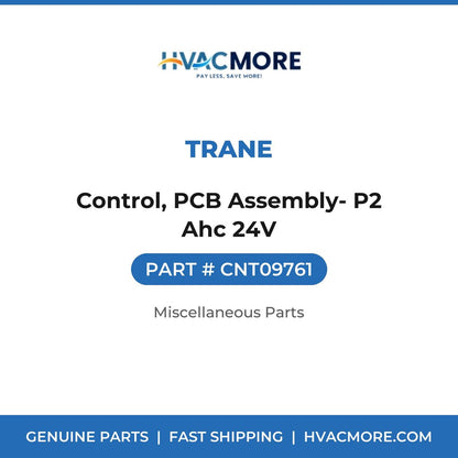 Trane Control, PCB Assembly- P2 Ahc 24V CNT09761