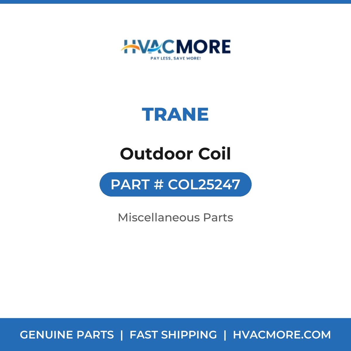 Trane Outdoor Coil COL25247