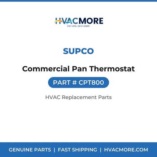 Supco Commercial Pan Thermostat CPT800