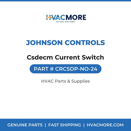 Johnson Controls Csdecm Current Switch CRCSDP-NO-24