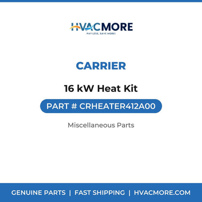 Carrier 16 kW Heat Kit CRHEATER412A00