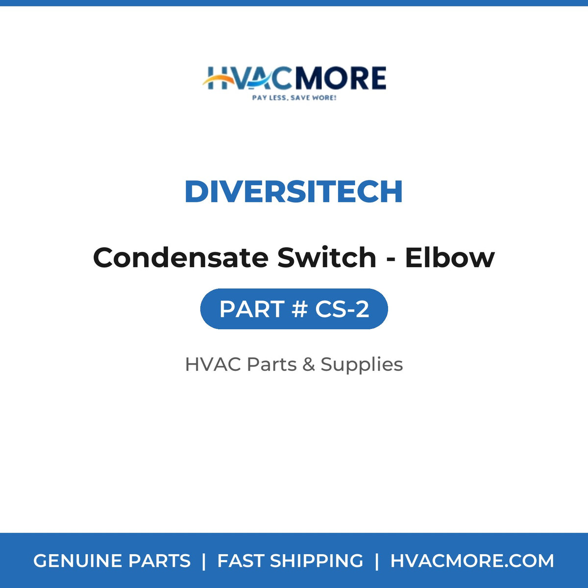 DiversiTech Condensate Switch - Elbow CS-2