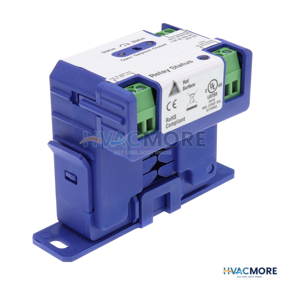 Johnson Controls Current Sensing Relay, Split Core with 24V Command Relay, Adjustable Setpoint 1.25-135A CSD-CA1G1-1