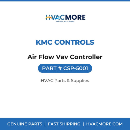 KMC Controls Air Flow Vav Controller CSP-5001