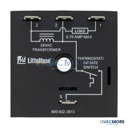 Littelfuse CT Series 1 sec. Delay-on-Make & 8 sec. Delay-on-Break Time Delay (24V) CT1S8