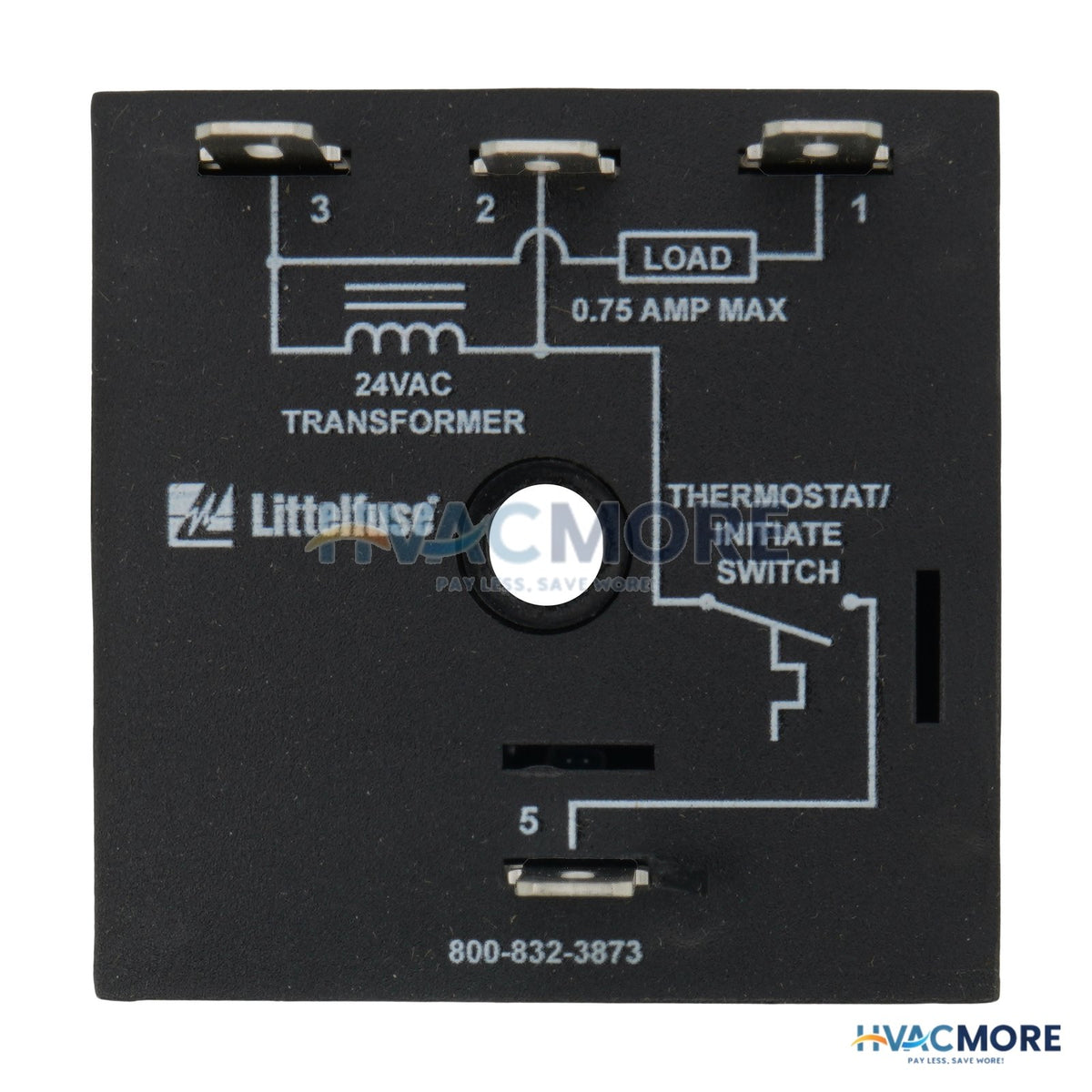 Littelfuse CT Series 1 sec. Delay-on-Make & 90 sec. Delay-on-Break Time Delay (24V) CT1S90